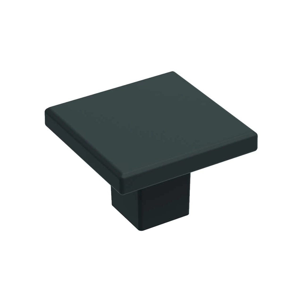 Square Bar Knob Flat Black